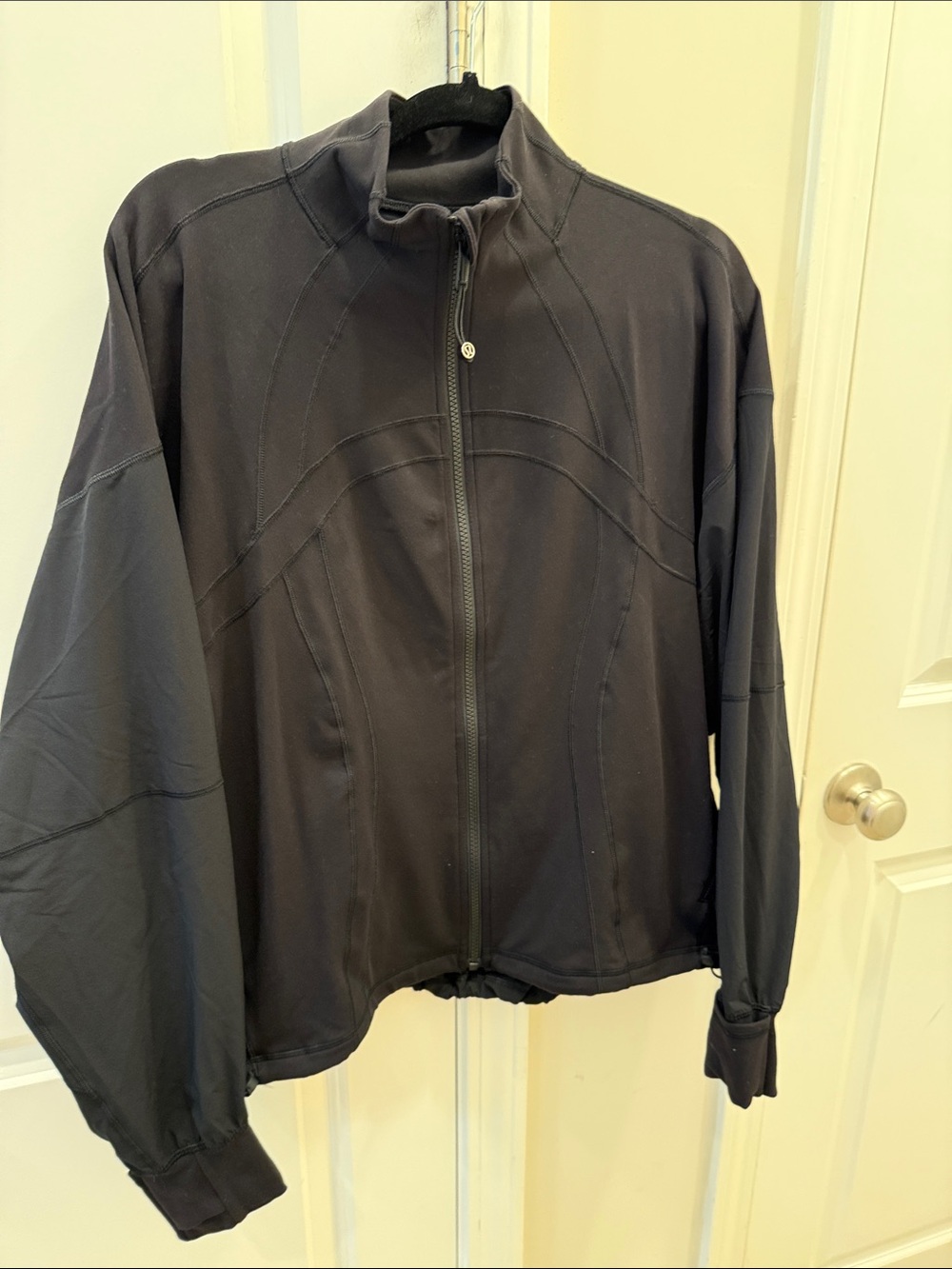 lululemon athletica Define Relaxed Fit Luon Black Full-Zip Performance Jacket - Picture 6 of 7